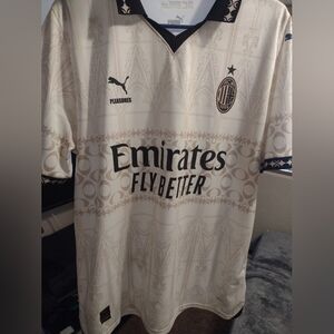 Ac Milan Pleasures Collaboration Jersey 2023-2024 Size Large